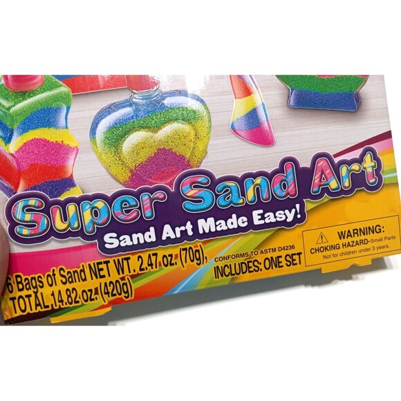 Creative Kids Super Sand Art Activity Kit Kids Children Educational Motor Skills - Picture 2 of 10